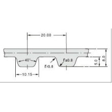 Borracha Timing Belt T20